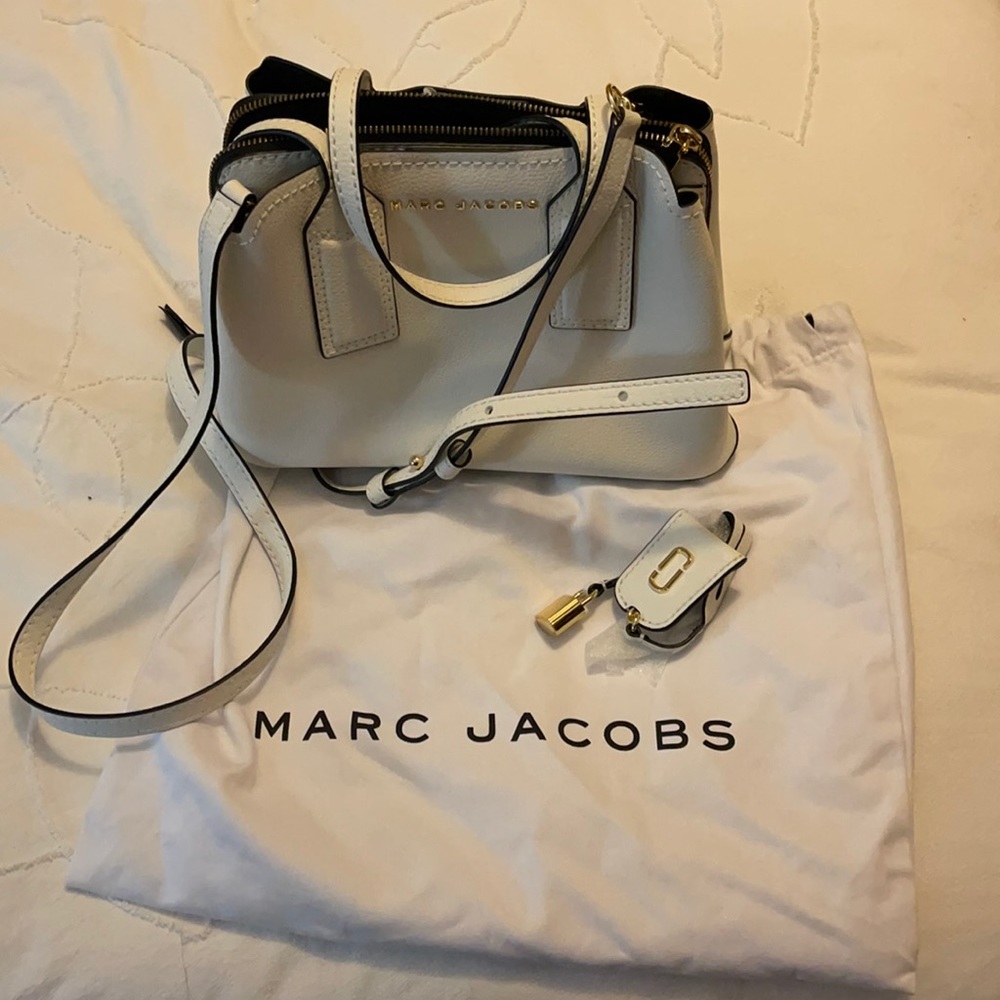 White Marc Jacob mini editor bag